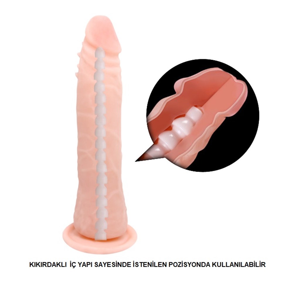 Bükülebilen Dildo Ekonomik 19 cm Mahrem Shop Sex Shop